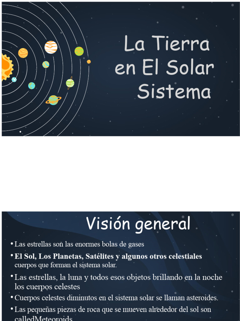 Explorando el Sistema Solar y la Tierra | PDF | Sistema solar | Planetas