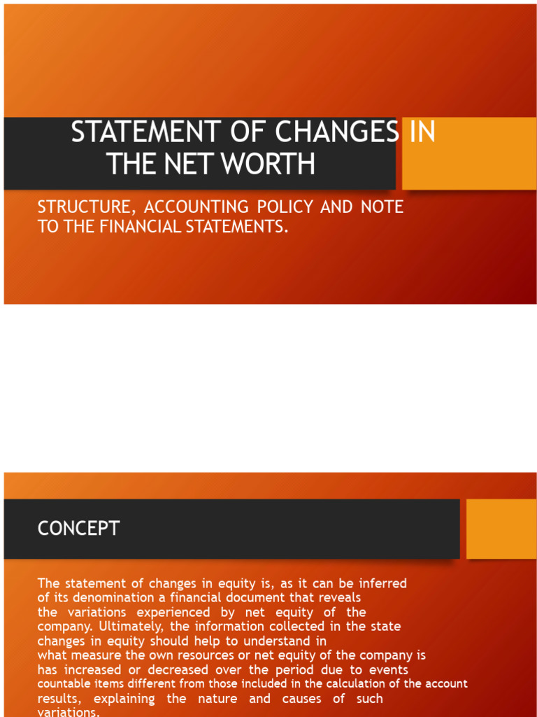 Statement of Changes in Equity Explained | PDF | Equity (Finance ...