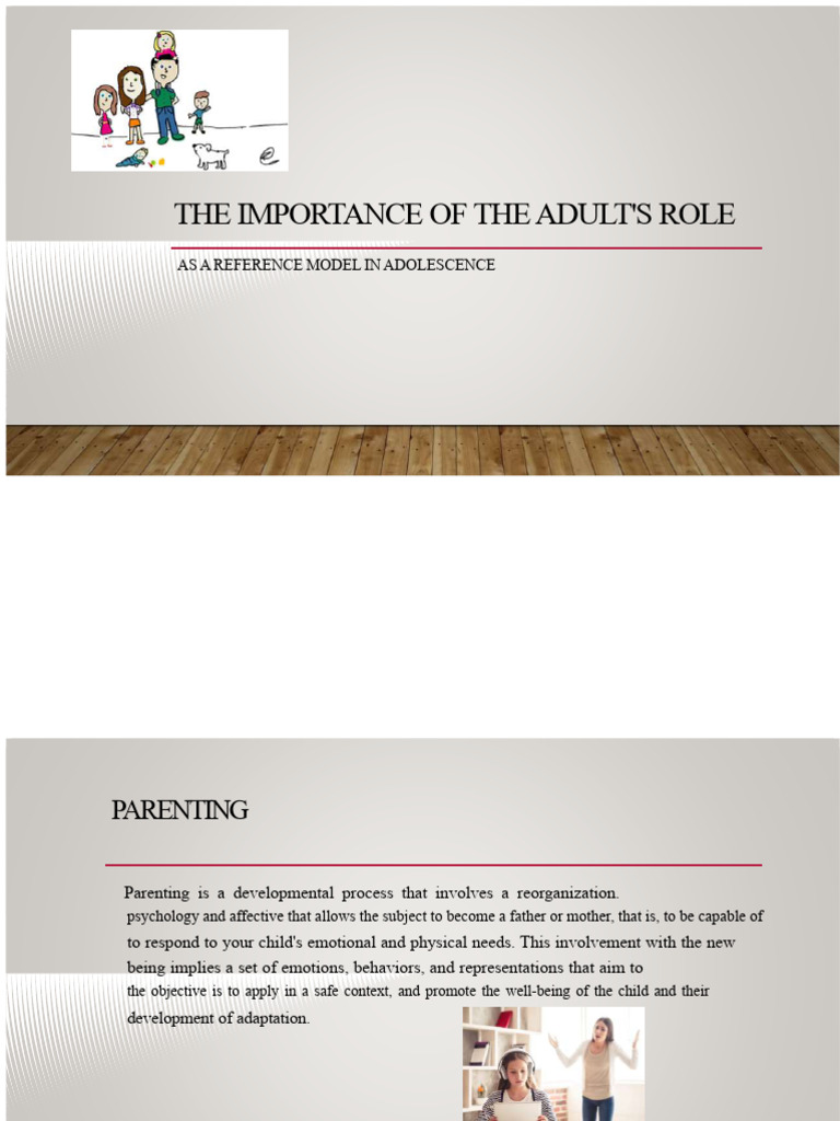 Adult Role in Adolescent Parenting Dynamics | PDF | Adolescence | Parenting