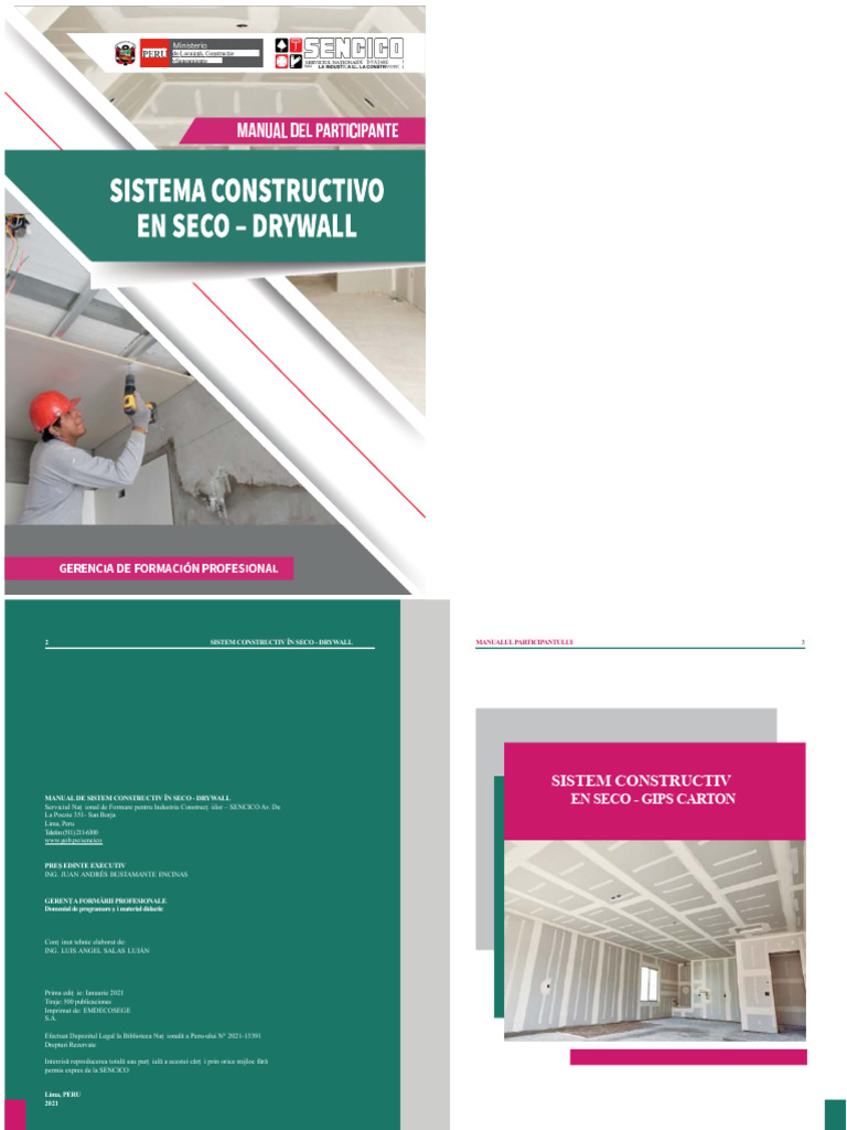 Manual de Sistem Constructiv În Uscat - Drywall | PDF