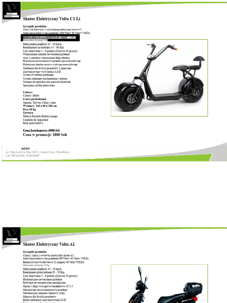 Katalog Voltamotors | PDF