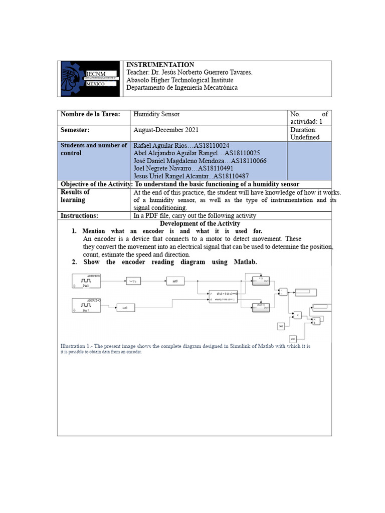 Reading An Encoder With Simulink | PDF