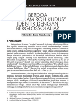 Berdoa Di Dalam Roh Kudus