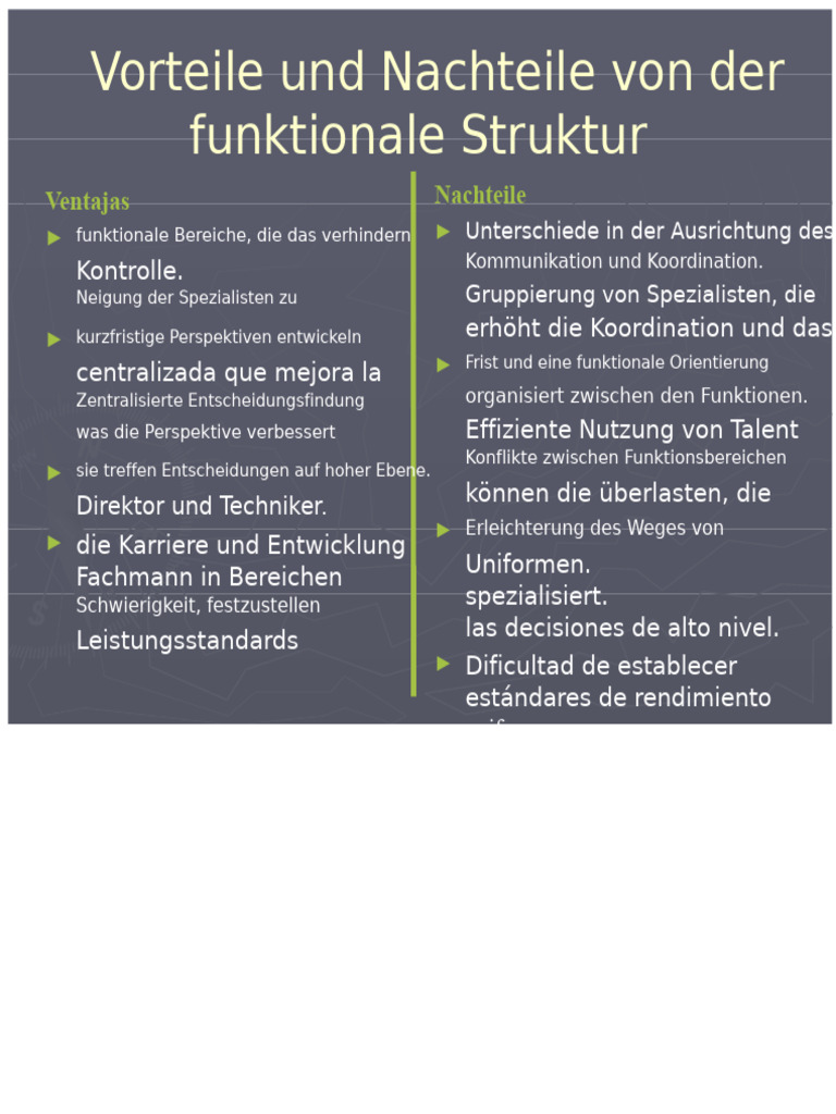 Vorteile Und Nachteile | PDF