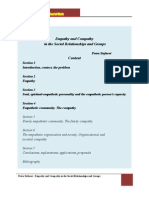 Empathy and Compathy in The Social Relationships and Groups / Empatia Si Compatia in Relatiile Si Grupurile Sociale - Petru Stefaroi