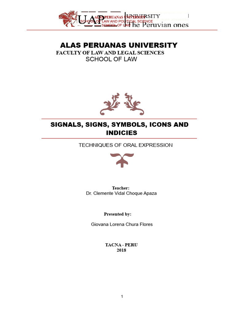 Monograph on Signals, Signs, Symbols, Icons, and Indications | PDF ...