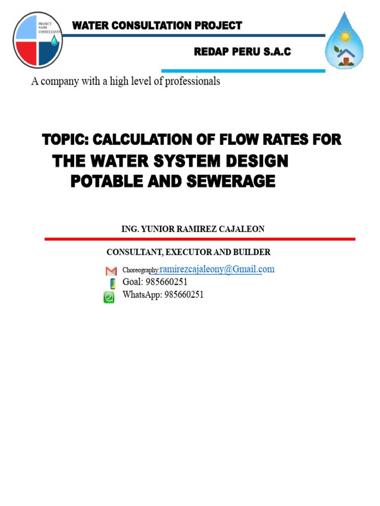 Photo inspiration: Picture Idea: Water System Flow Rate Calculations Pdf Arithmetic