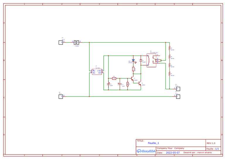 Schéma de circuit électronique 12V | PDF | Composants électriques ...