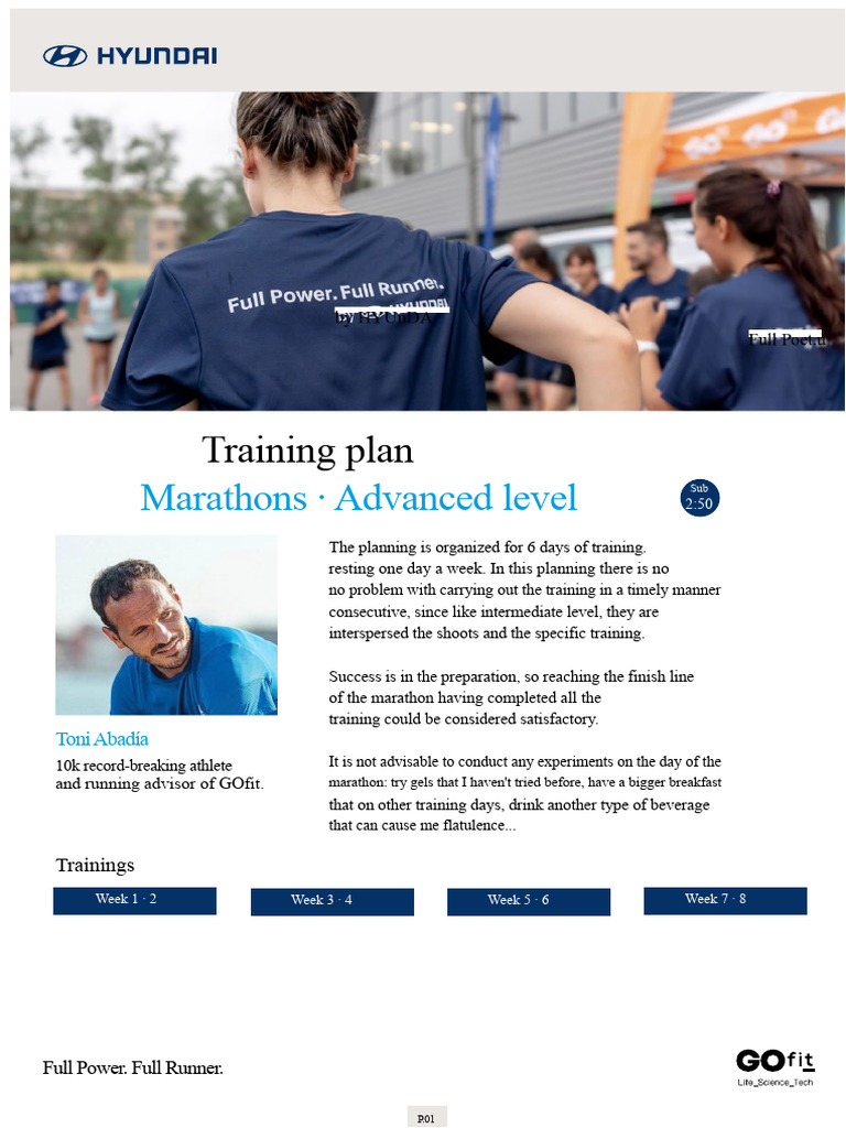 Advanced Marathon Training Plan | PDF | Running | Marathon