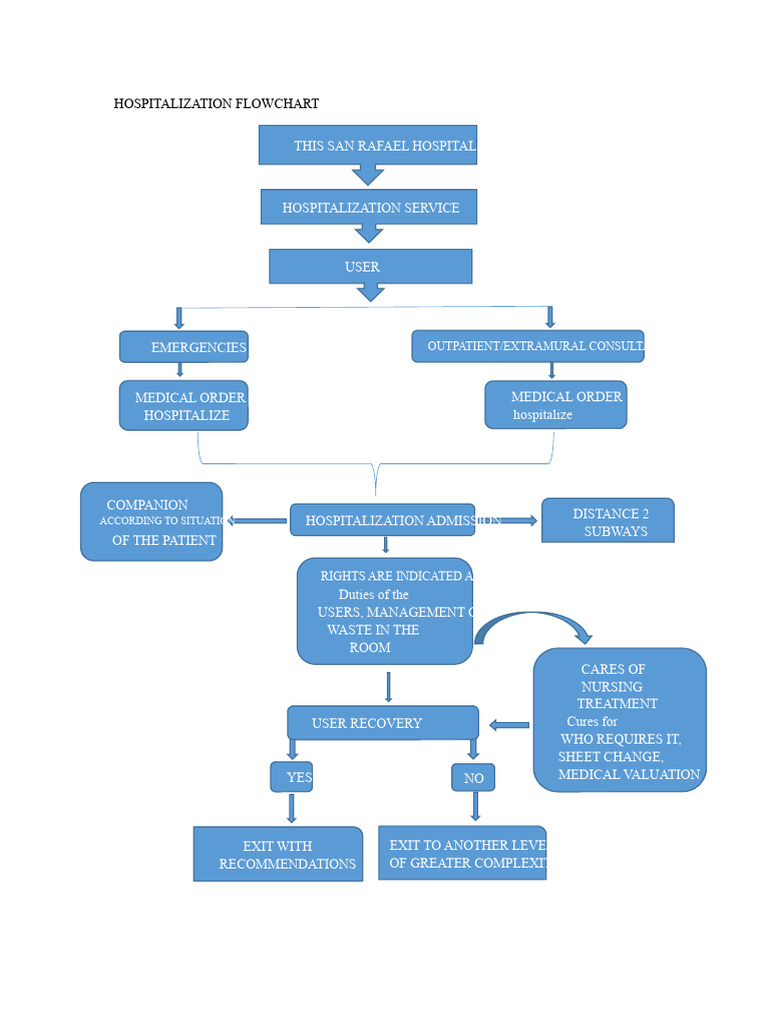 Hospitalization Flowchart | PDF