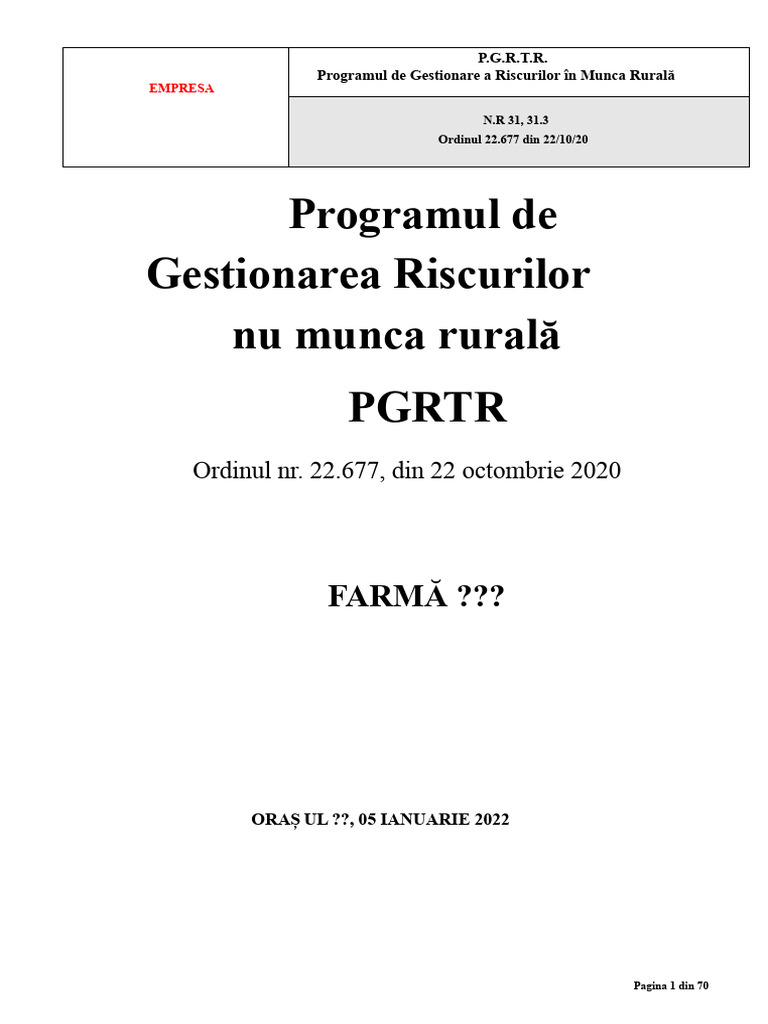 PGRTR - Ferma | PDF
