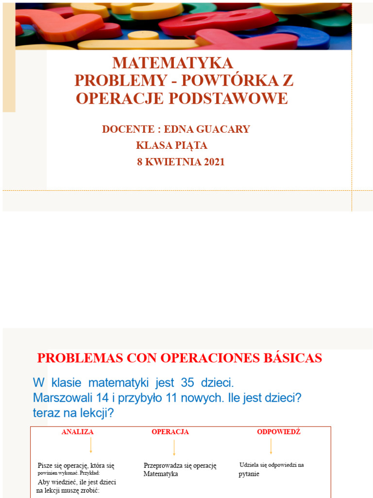 Problemy I Powtórka-Kwiecień8 | PDF