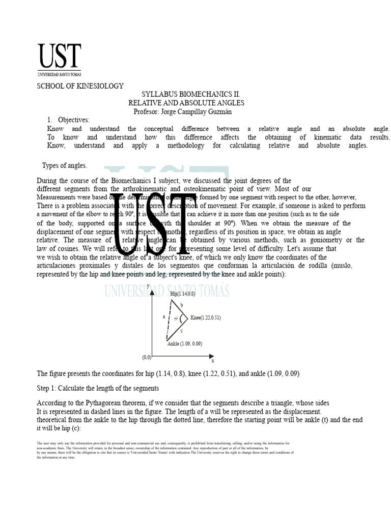 Understanding Relative and Absolute Angles | PDF | Trigonometric ...
