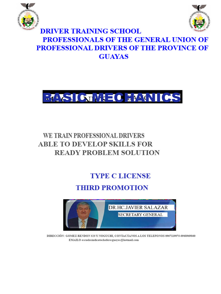 Professional Driver Training in Guayas | PDF | Internal Combustion ...