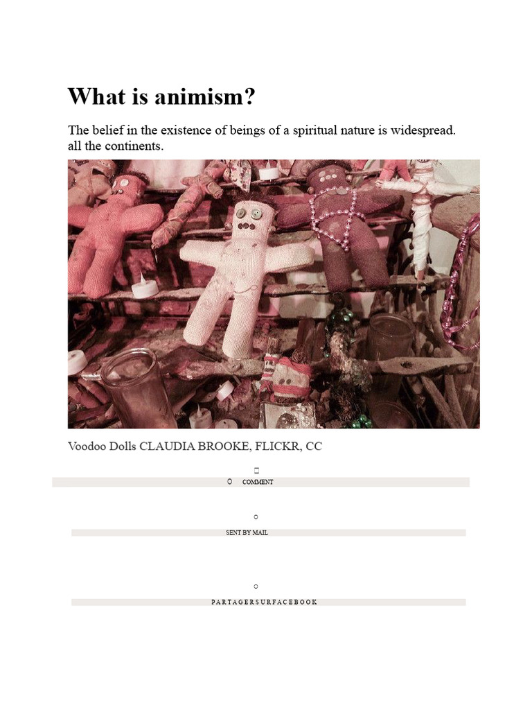 Understanding Animism: Beliefs and Practices | PDF | Shamanism | Dogma