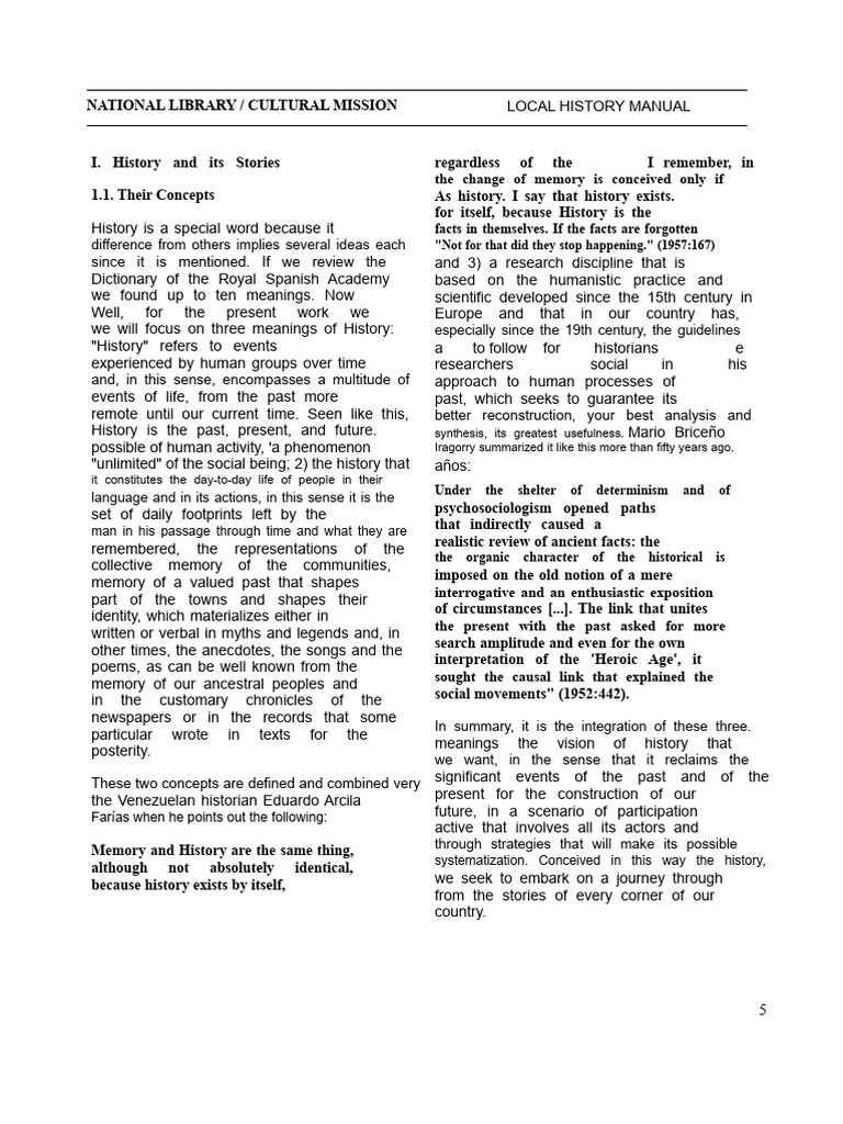 Local History Manual Overview | PDF | Methodology | Knowledge