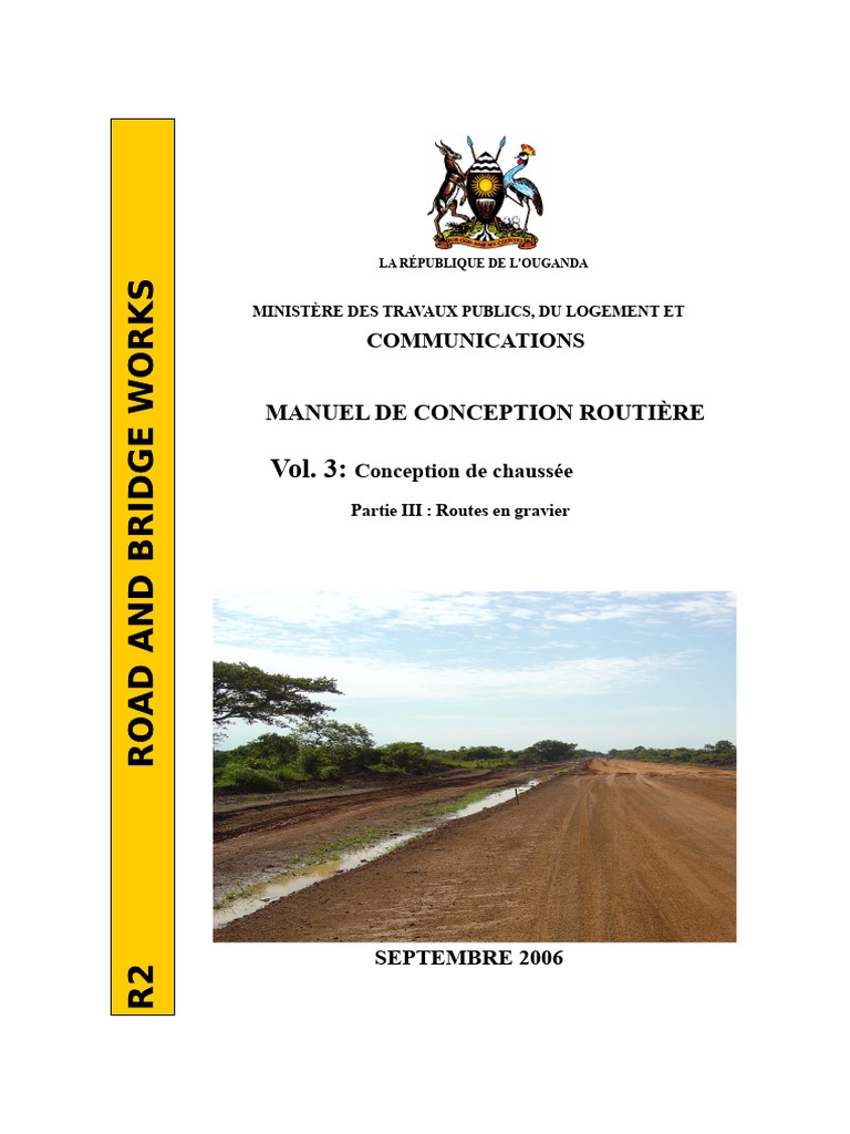 Guide de conception des routes en gravier | PDF | Grave (granulat)