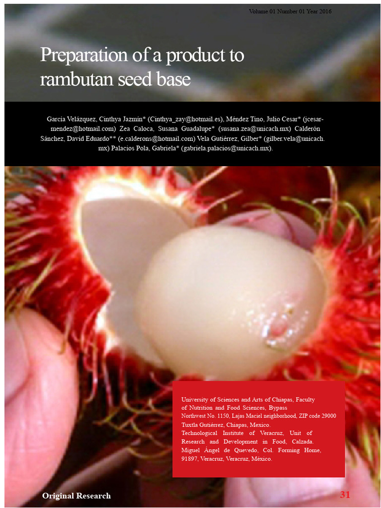 Rambutan Seed-Based Confectionery Research | PDF | Fat | Chocolate
