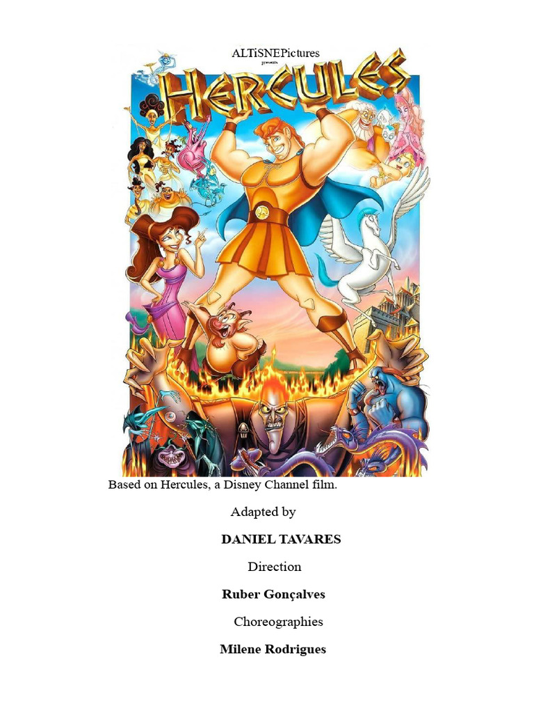 Hercules: A Disney Adaptation Script | PDF | Zeus | Hades
