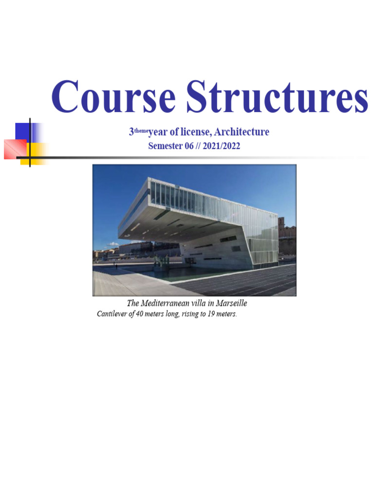 Structural Engineering Course Overview | PDF | Beam (Structure ...