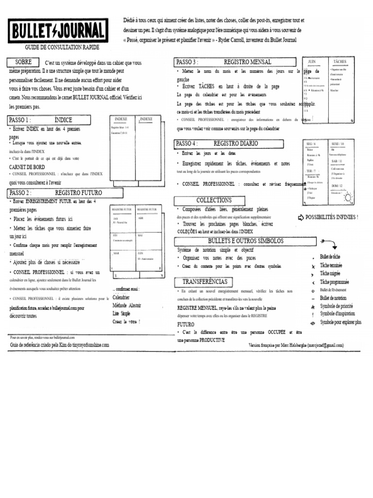 Guide pratique du Bullet Journal | PDF