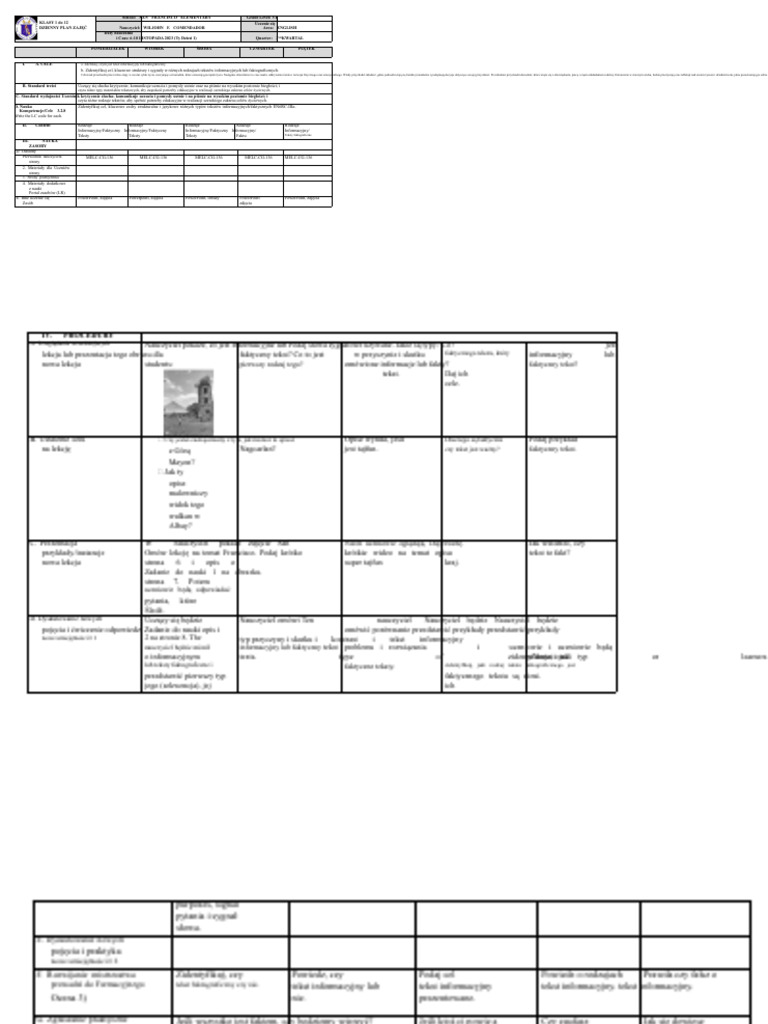 DLL Angielski Q2 W1 | PDF