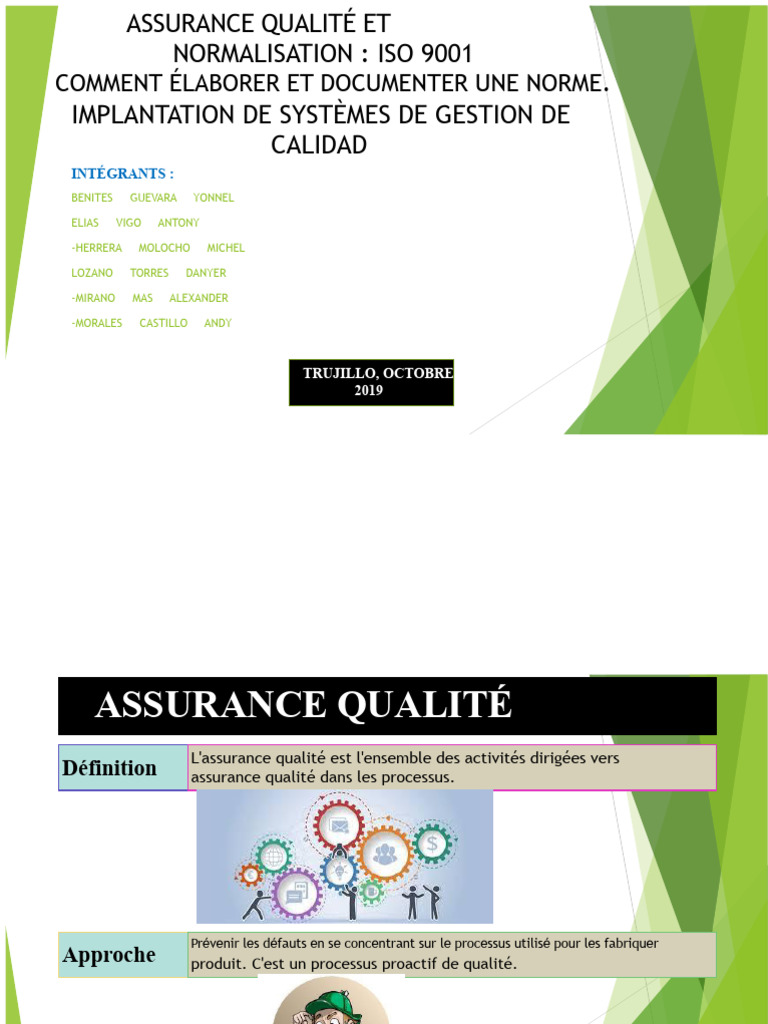Élaboration et documentation ISO 9001 | PDF | Management de la qualité ...