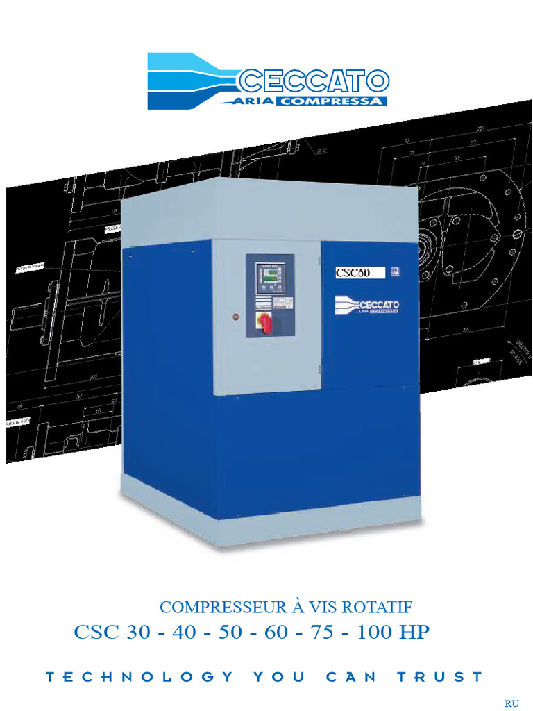 Compresseur à Vis Rotatif CSC: Performance et Fiabilité | PDF ...