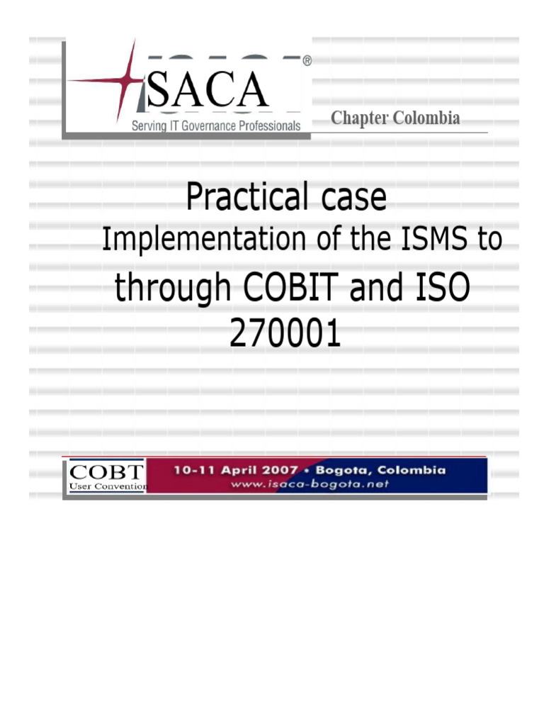 ISO 27001 ISMS Implementation Case Study | PDF | Computer Security ...