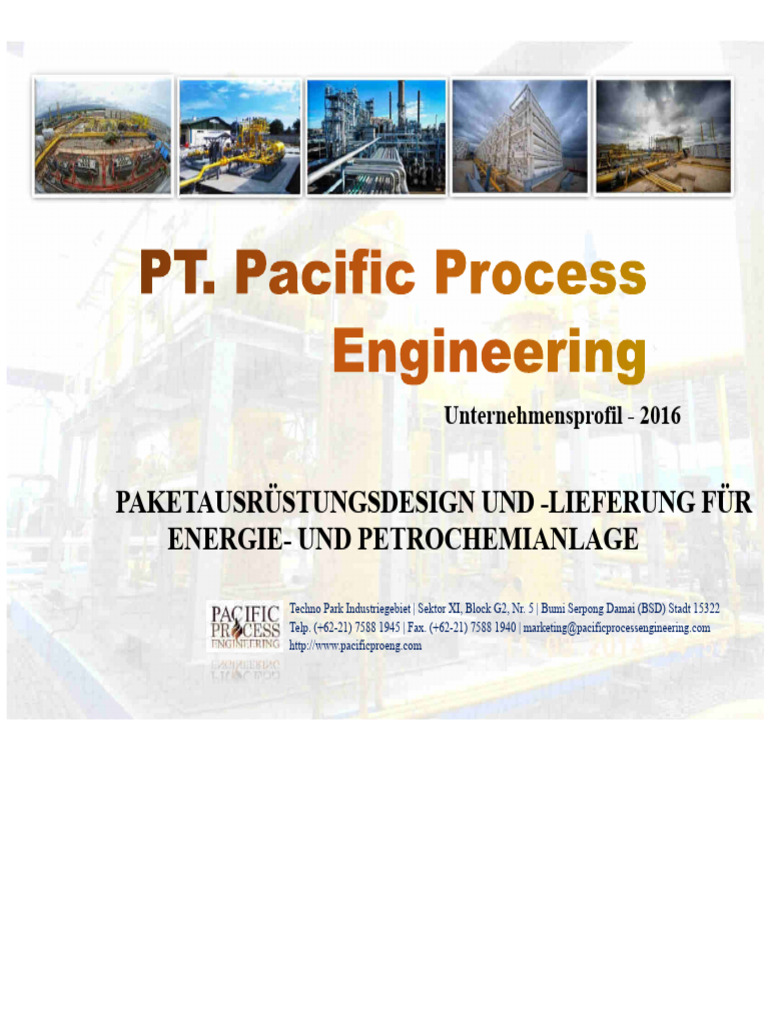 Profil Der Pacific Process Engineering | PDF