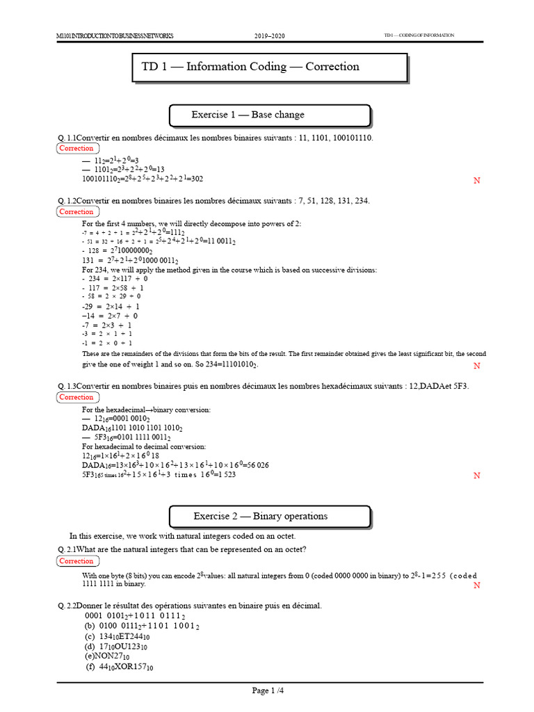 Information Coding in Business Networks | PDF | Key (Cryptography ...