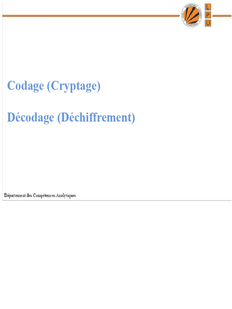 Types de codage et décodage expliqués | PDF | Cryptage | Couleur