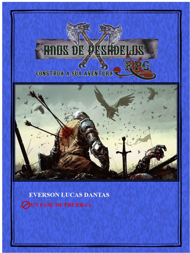 Años de Pesadilla RPG | PDF | Juegos de rol | Juego de rol