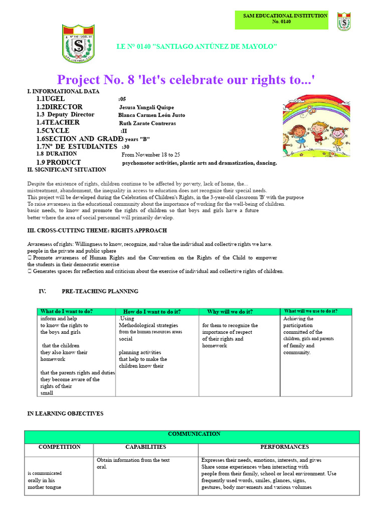 Children's Rights Awareness Project | PDF | Communication | Emotions