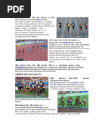 Types of Starts in Athletics Explained | PDF | Track And Field | Running