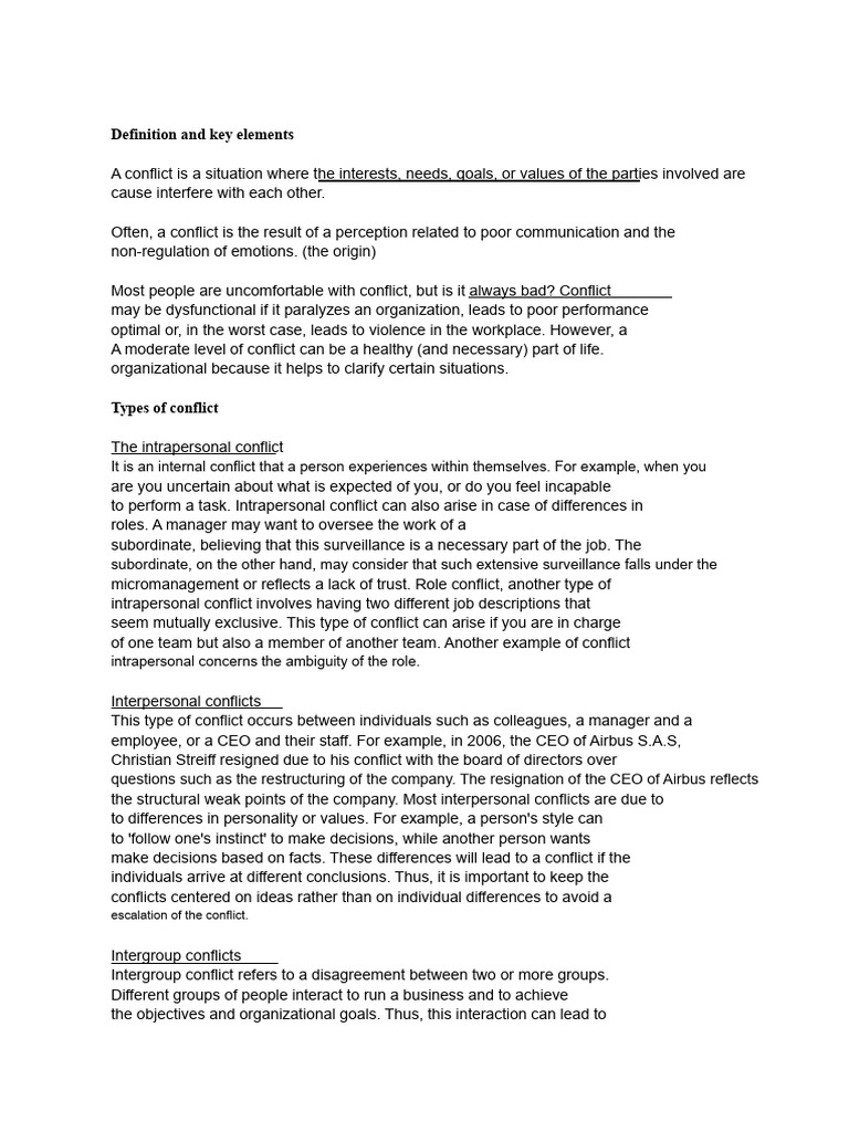 Conflict management | PDF | Attitude (Psychology) | Communication