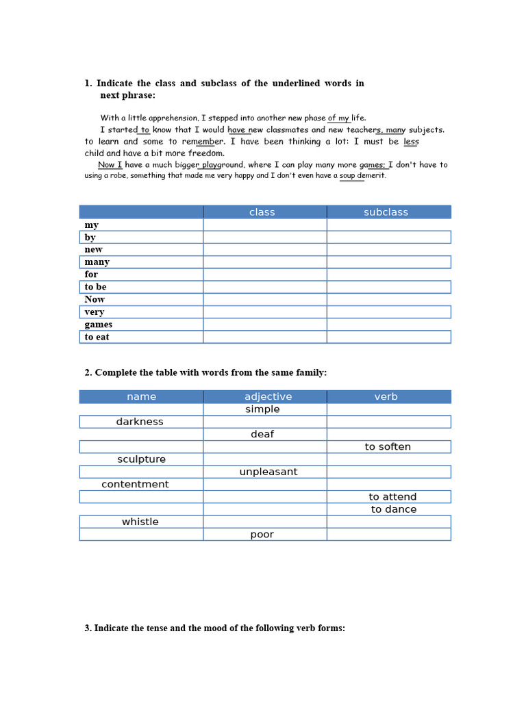 Grammar and Syntax Analysis Exercises | PDF