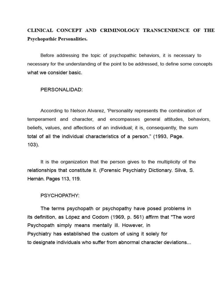 Understanding Psychopathic Personalities | PDF | Psychopathy ...