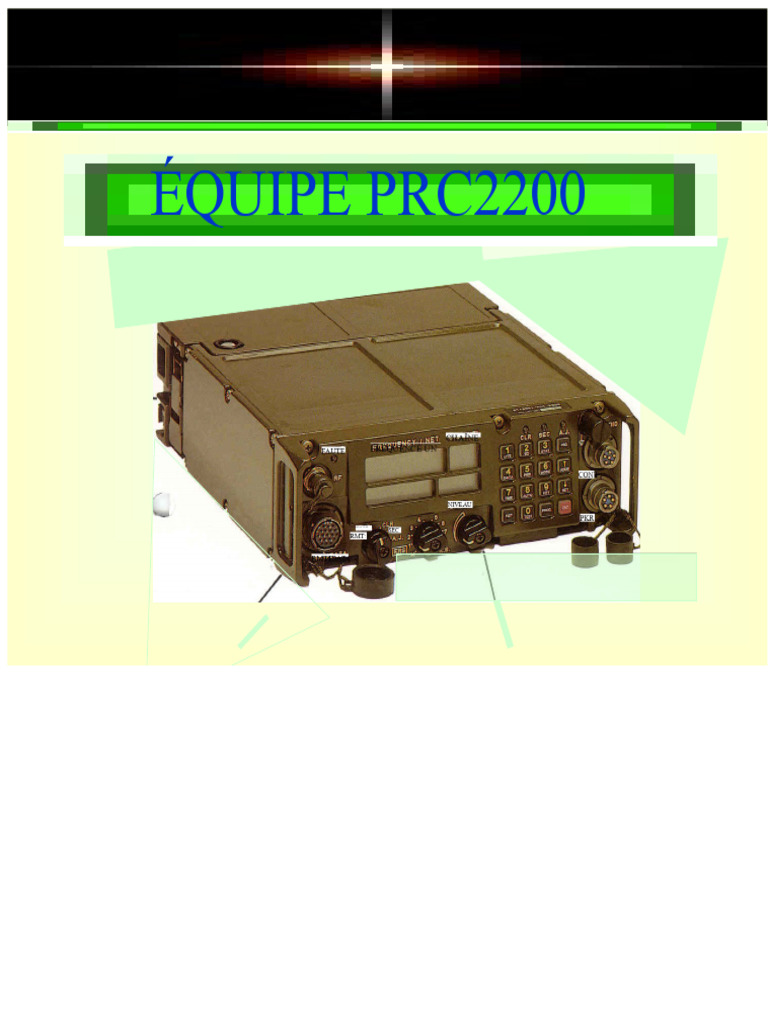 Caractéristiques et Programmation PRC2200 | PDF | Technologies de l ...