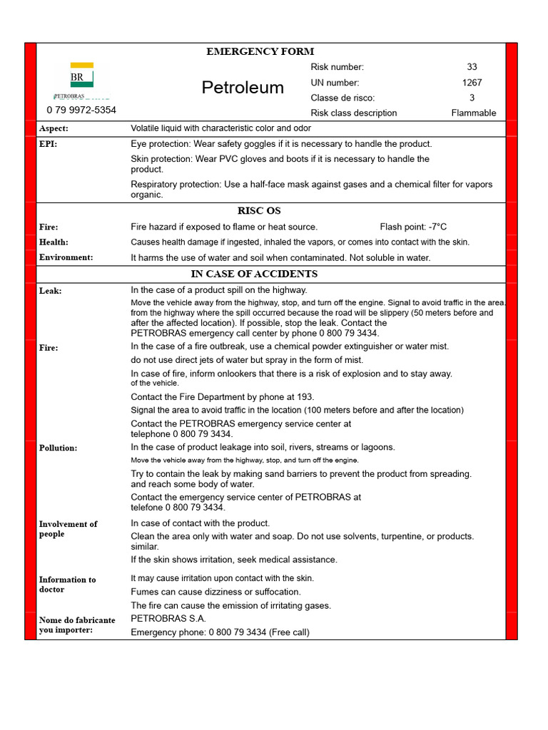 Emergency Response for Flammable Liquids | PDF | Water | Fires