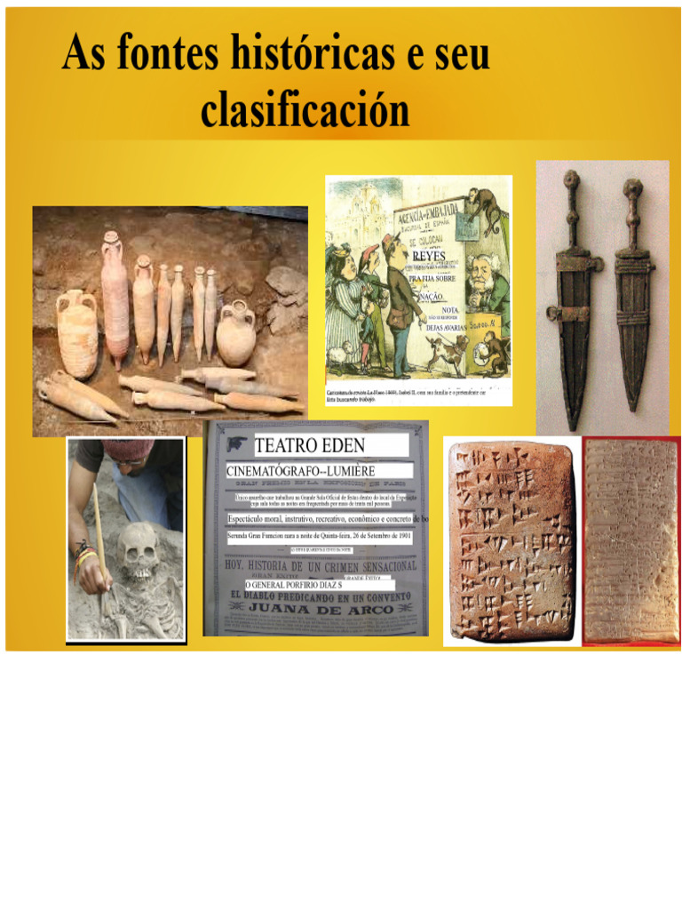 Tipos de Fontes Históricas e Suas Classificações | PDF