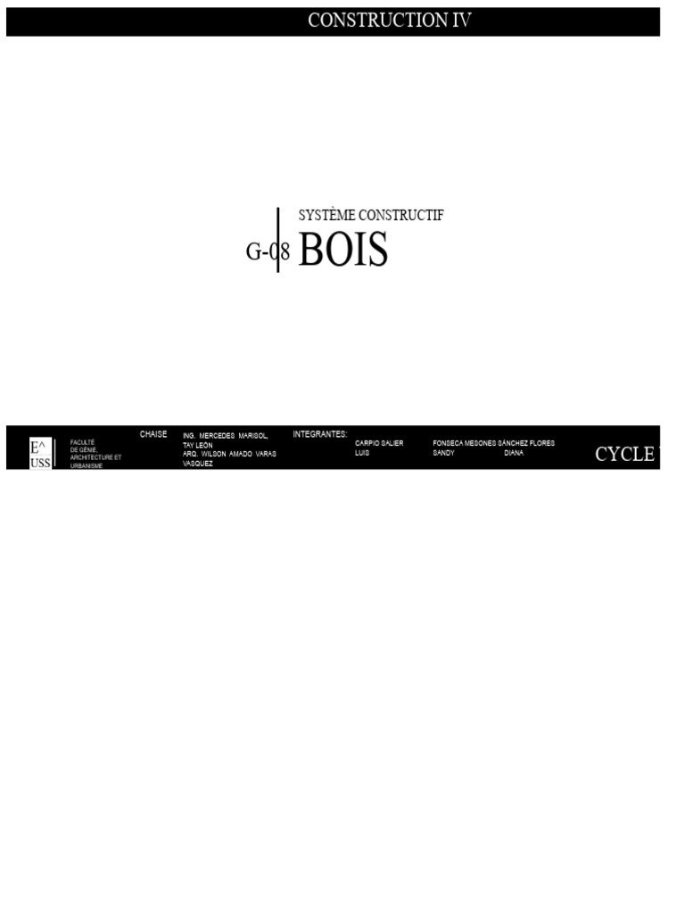 Avantages et inconvénients du bois en construction | PDF | Bois ...