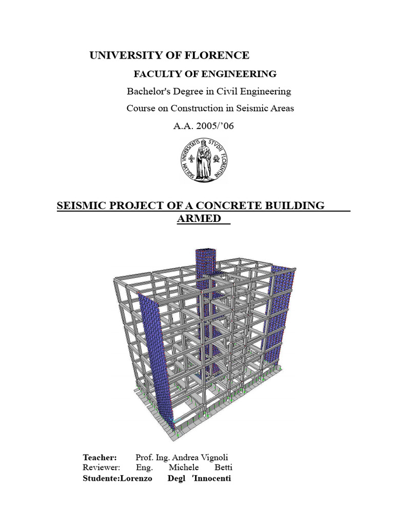 Seismic Design of Reinforced Concrete Building | PDF | Strength Of ...