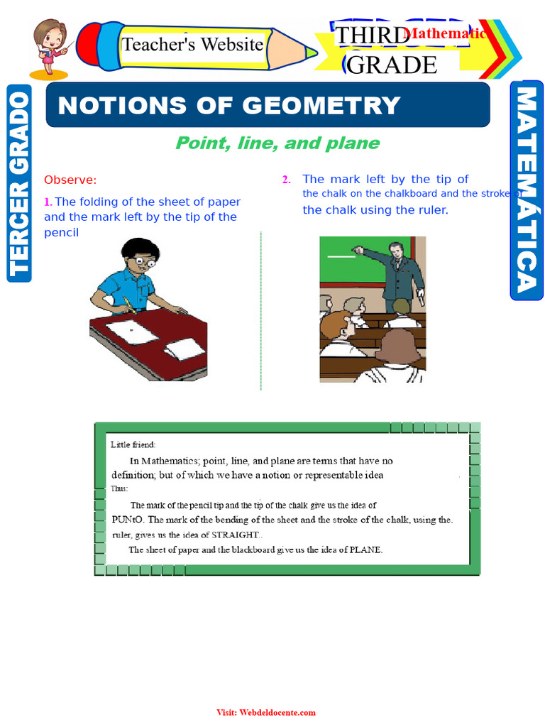 Geometry Concepts for Third Grade of Primary School | PDF