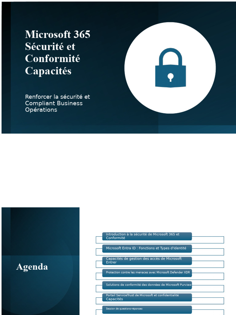 Sécurité et Conformité dans Microsoft 365 | PDF | Microsoft | Cloud ...