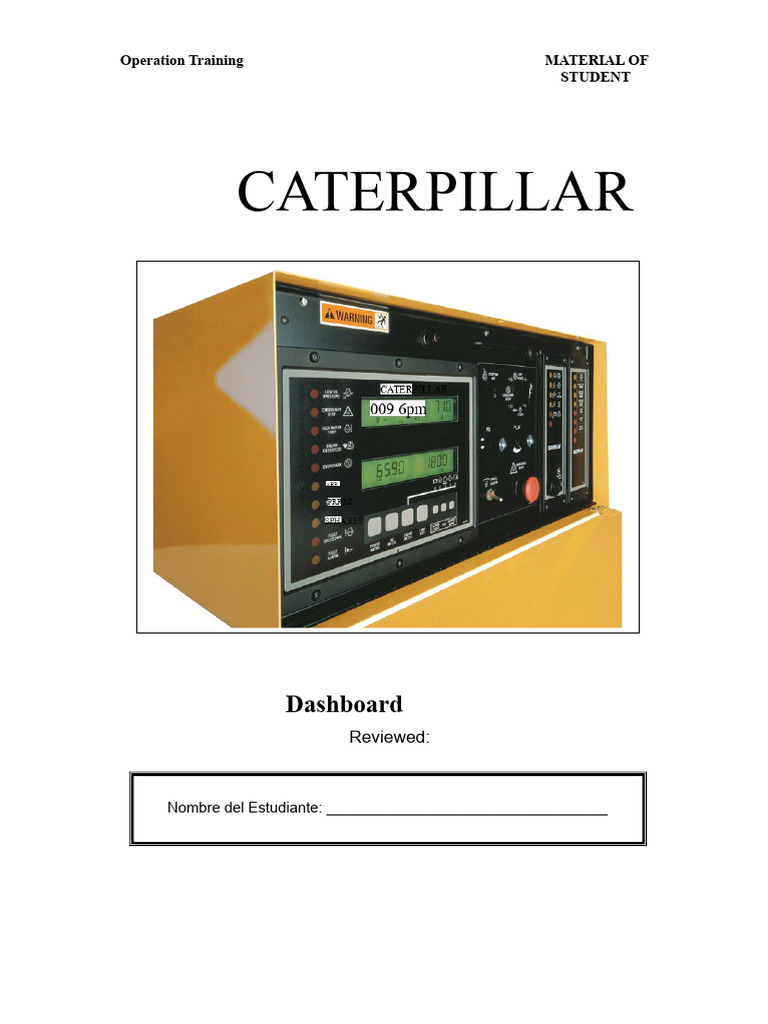 Student Manual Operation EMCP II + | PDF | Electric Generator | Switch