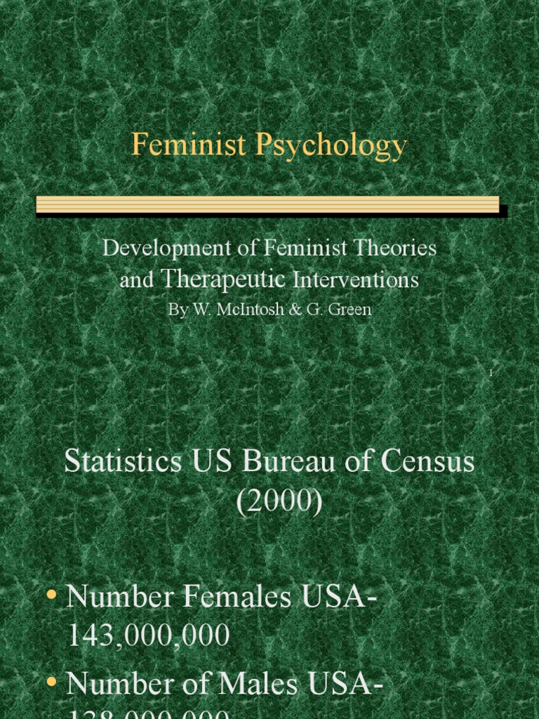Feminist Psychology | Psychotherapy | Feminism