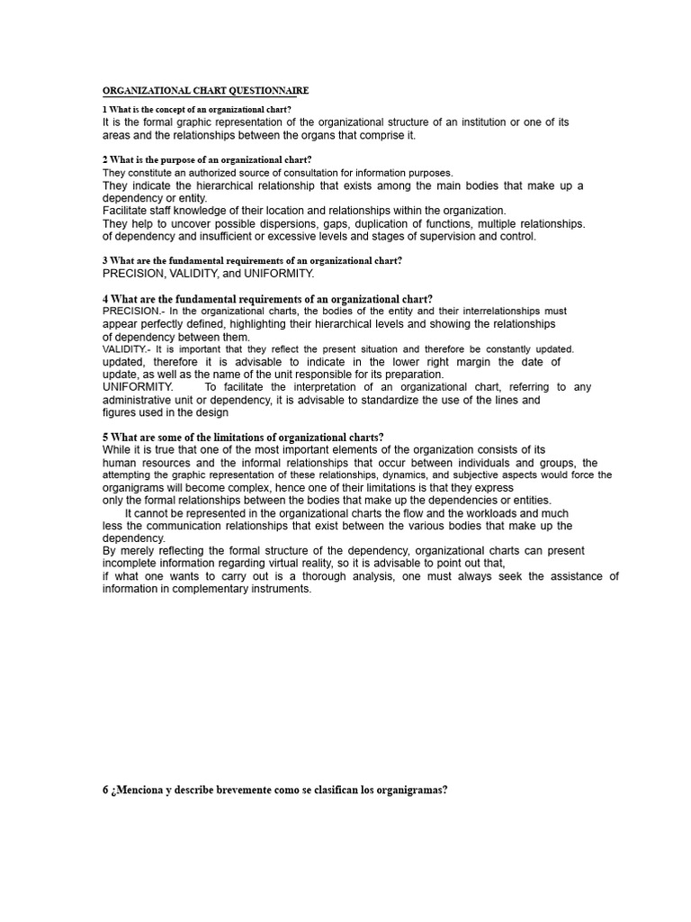 Understanding Organizational Charts | PDF | Information ...