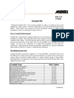 Conduit Fill C-5 - 12