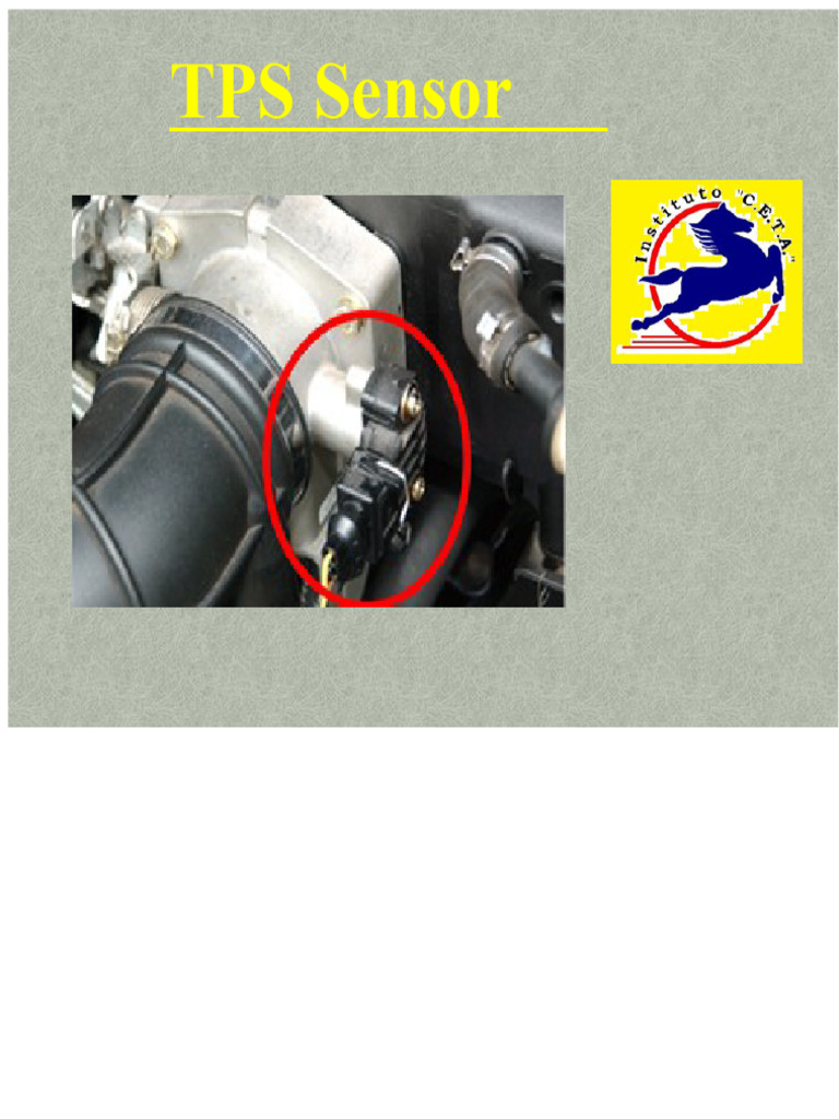 08 TPS Sensor.pptx | PDF | Throttle | Sensor